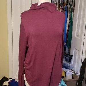 Lou &Grey Burgundy Sweater.